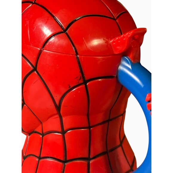 Marvel Spider Man Head Mug With Flip Top Lid Red Blue - Picture 9 of 14